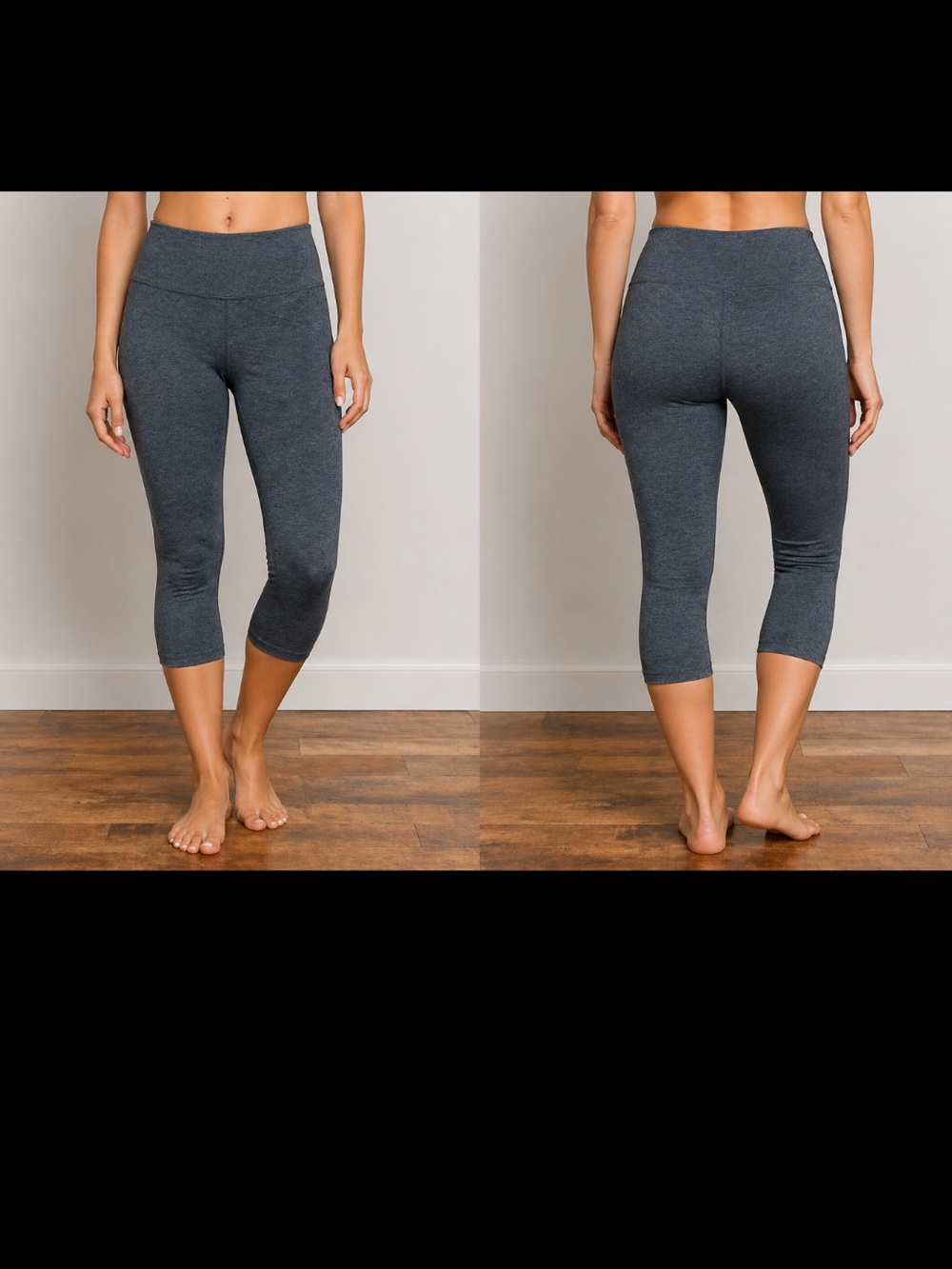 Kirkland Signature Dark Gray Cropped Track Pants